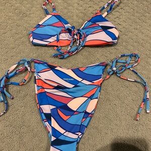 OneOne Colorful Geometric Bikini
